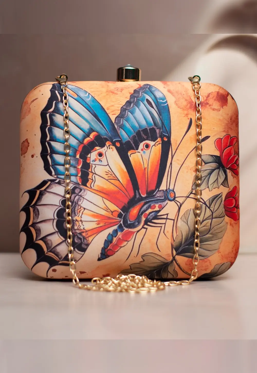 Multicolor Art Silk Clutch 298706