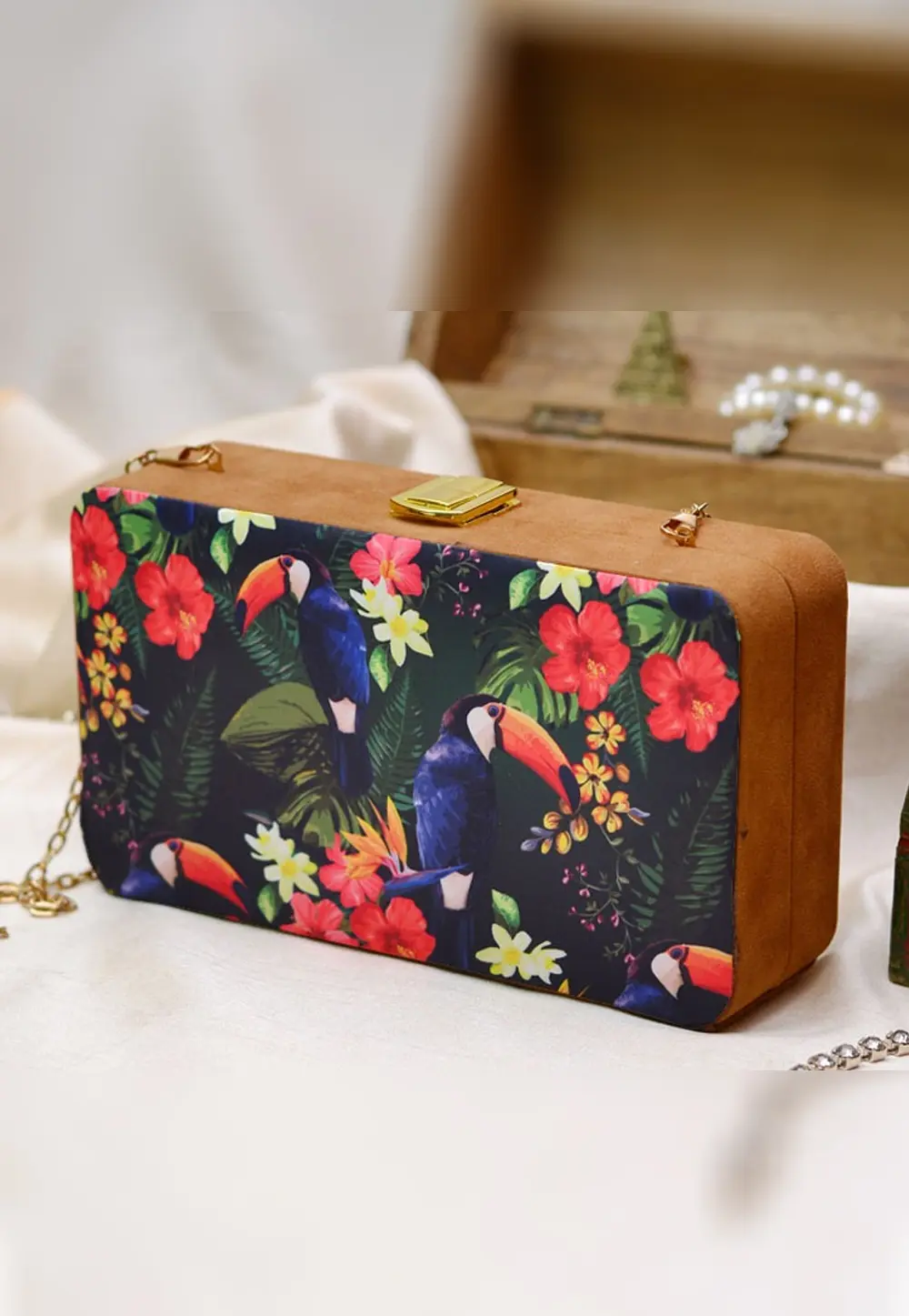 Multicolor Wooden Clutch 299000