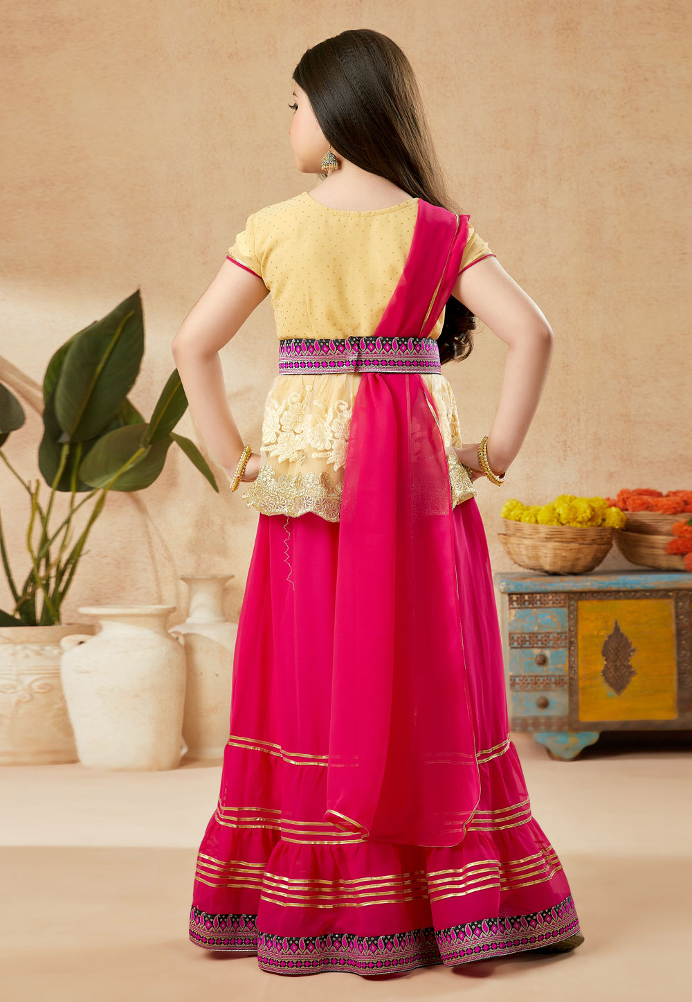 Designer Kids Lehenga Set | Kids Wedding Lehenga | The Nesavu – The Nesavu