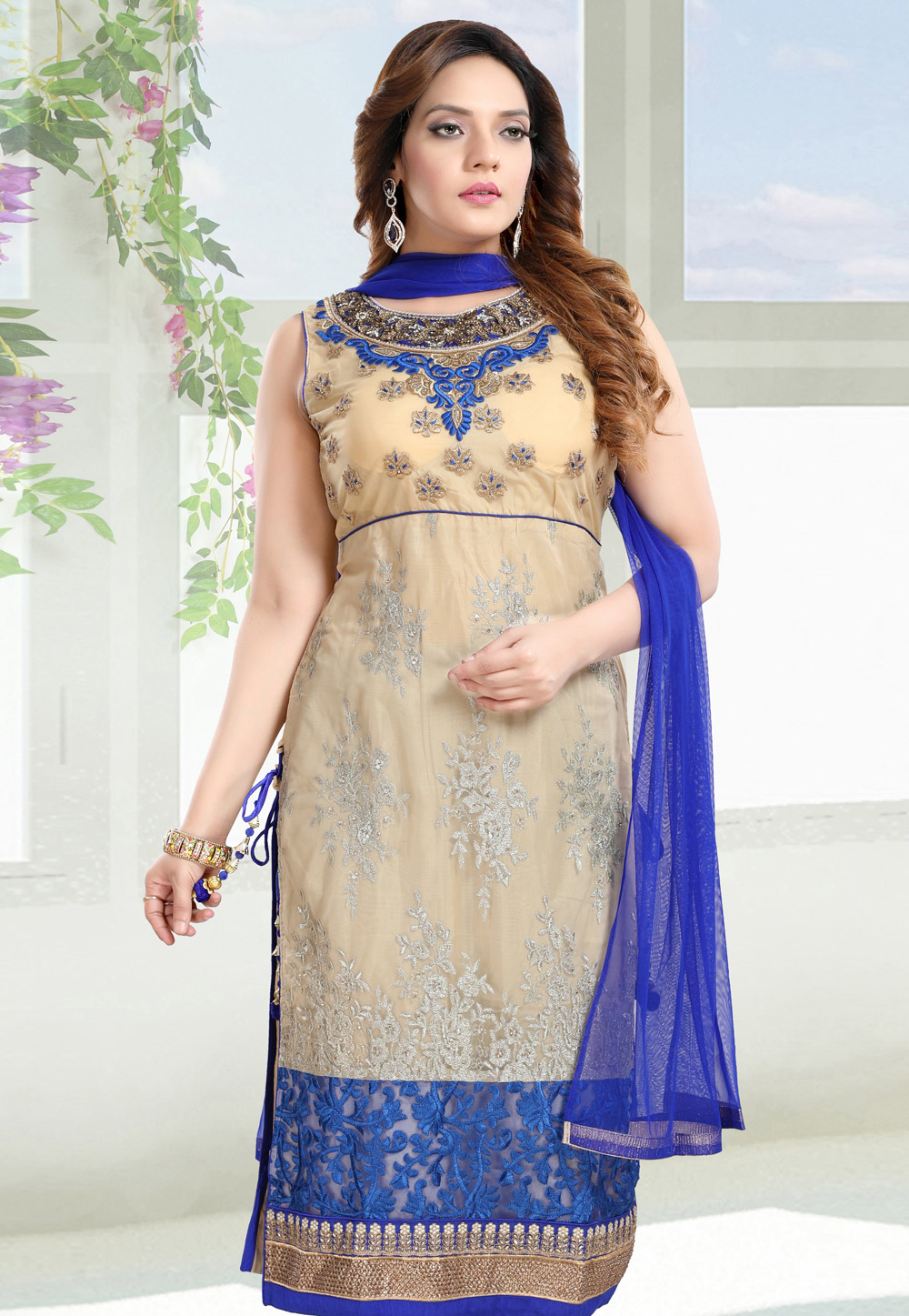 Blue Salwar Kameez - Buy Blue Color Salwar Suits Online in USA