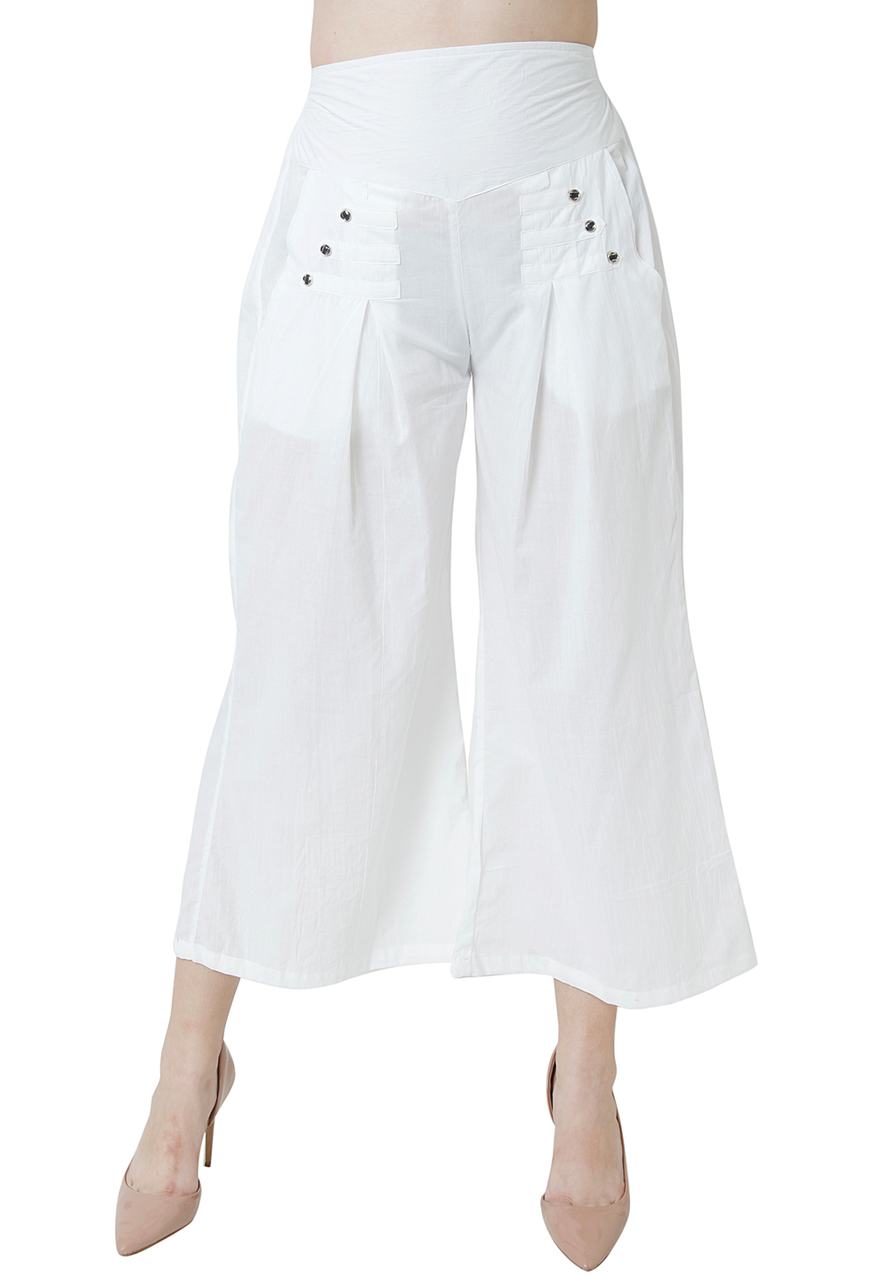 Gurara Fashion Women's and Girls Cotton Reyon Regular Fit Palazzo Pants  (Pack of 2) Black - Pink : Amazon.in: Fashion