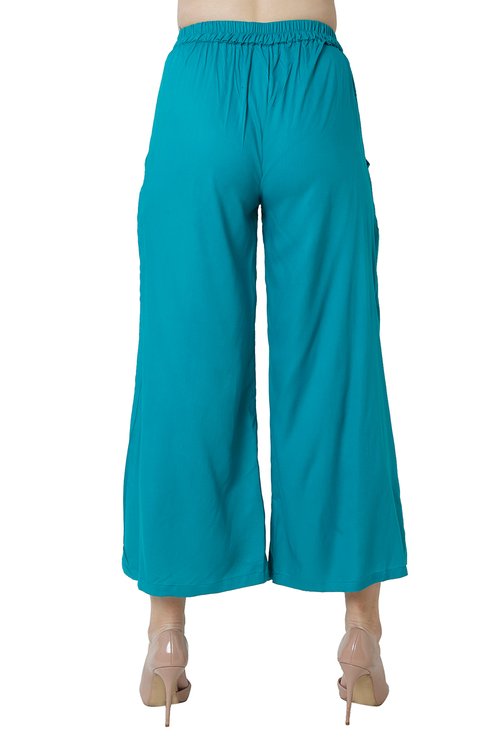 Buy Vero Moda Blue Regular Fit Pants for Women's Online @ Tata CLiQ