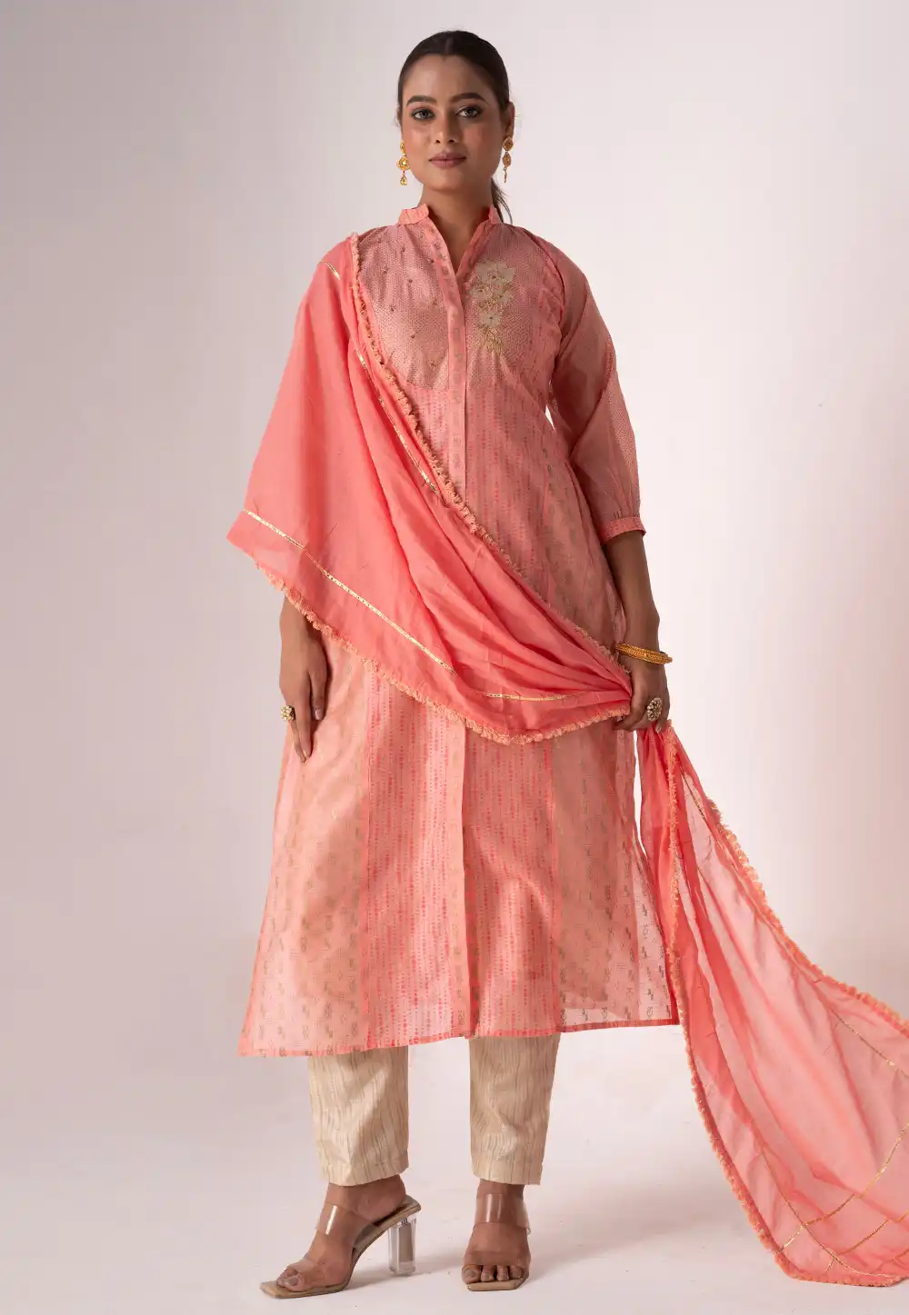 Pink Art Silk Pakistani Suit 290400