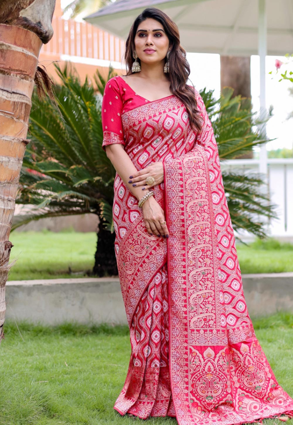 Pink Kanjivaram Silk Saree 283560