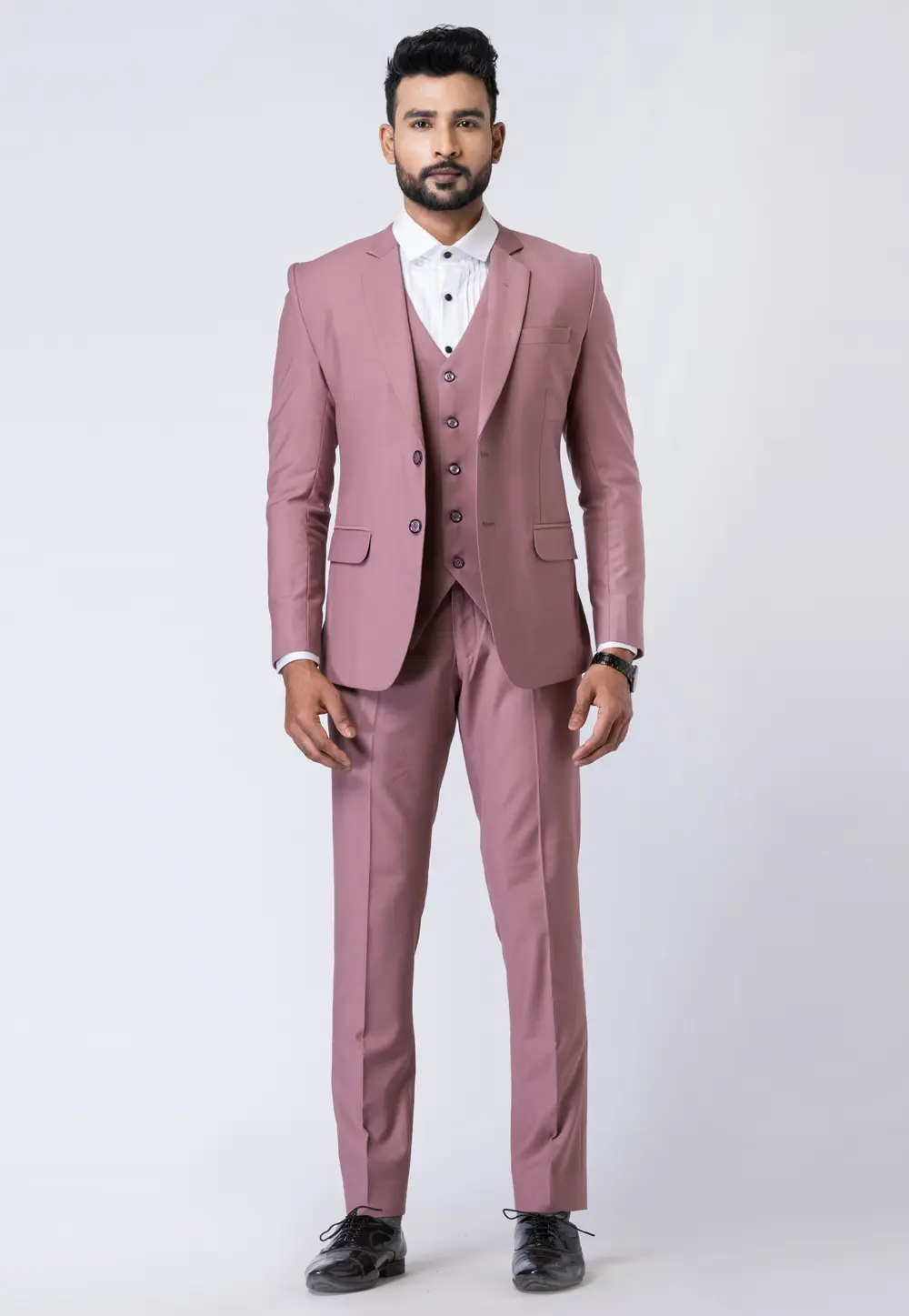 Pink Polyester Tuxedos Suit 300809