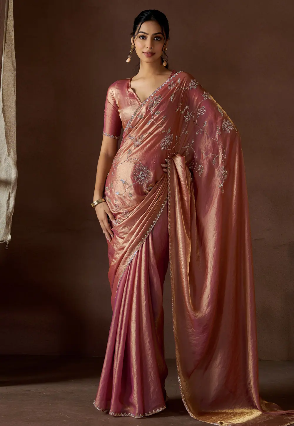 Pink Silk Saree With Blouse 301228