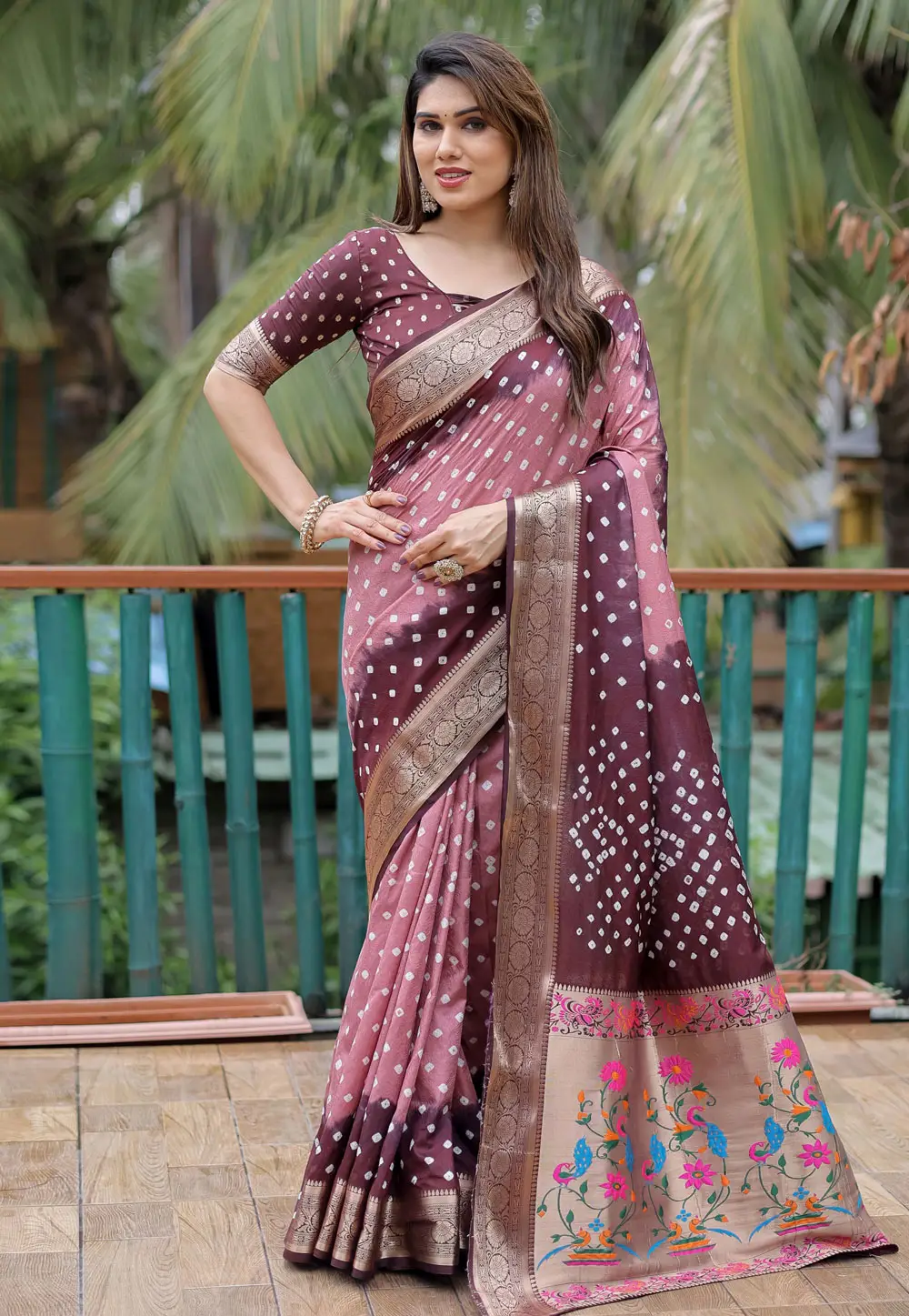 Pink Silk Saree With Blouse 295911