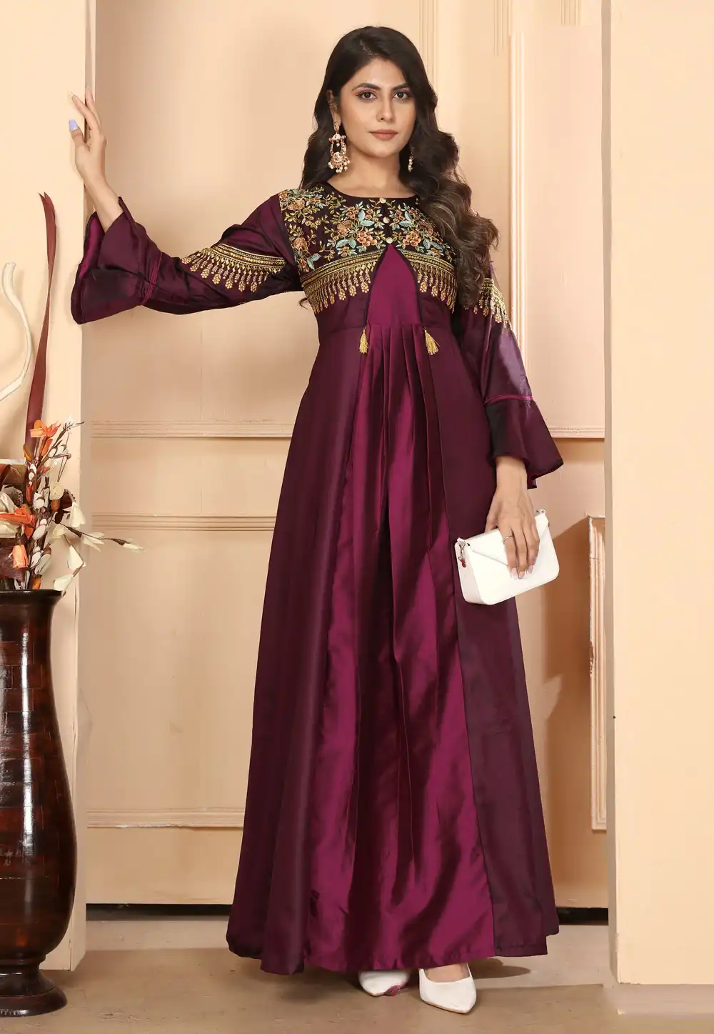 Purple Silk Gown 288276