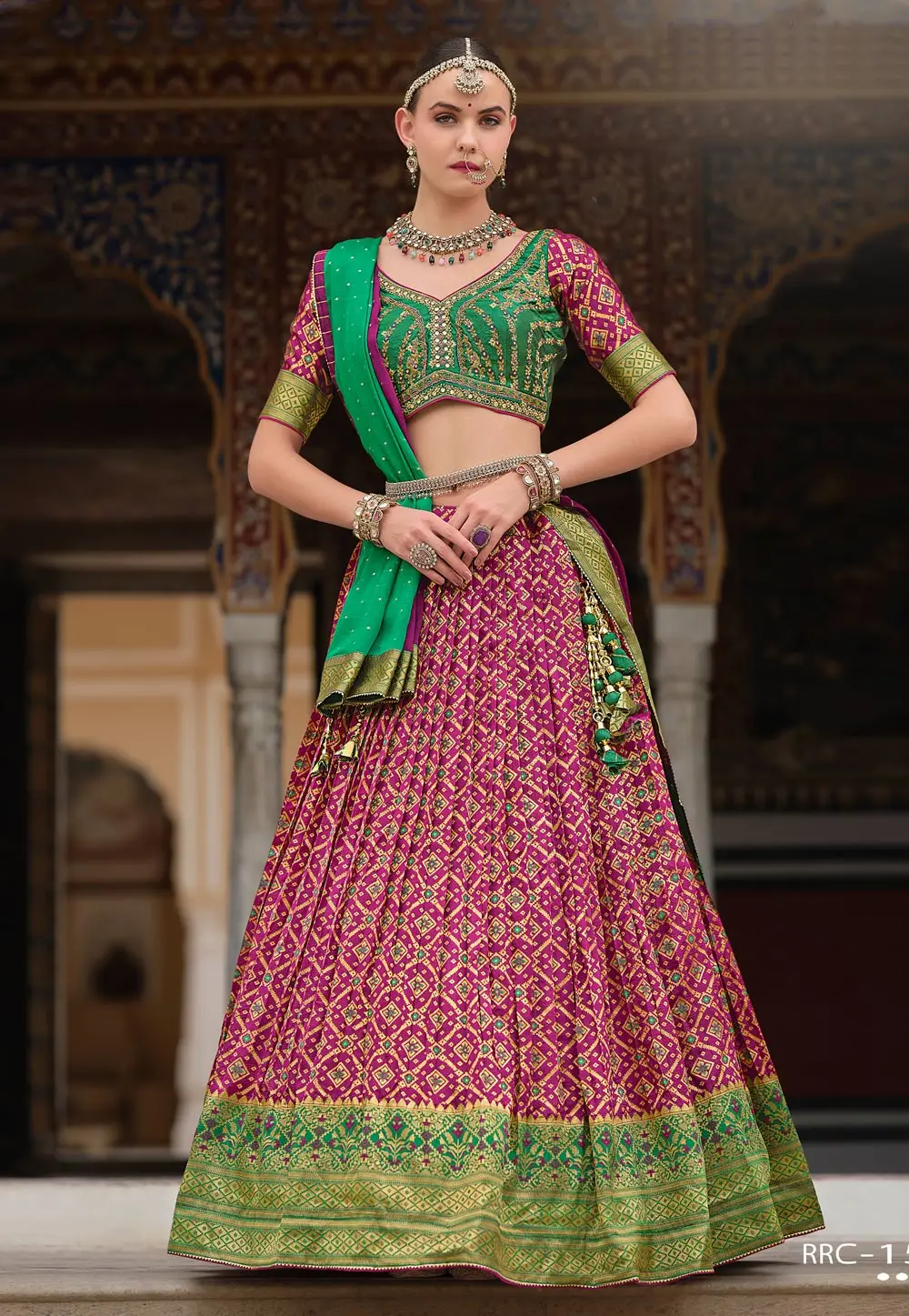 Purple Silk Lehenga Choli 302566