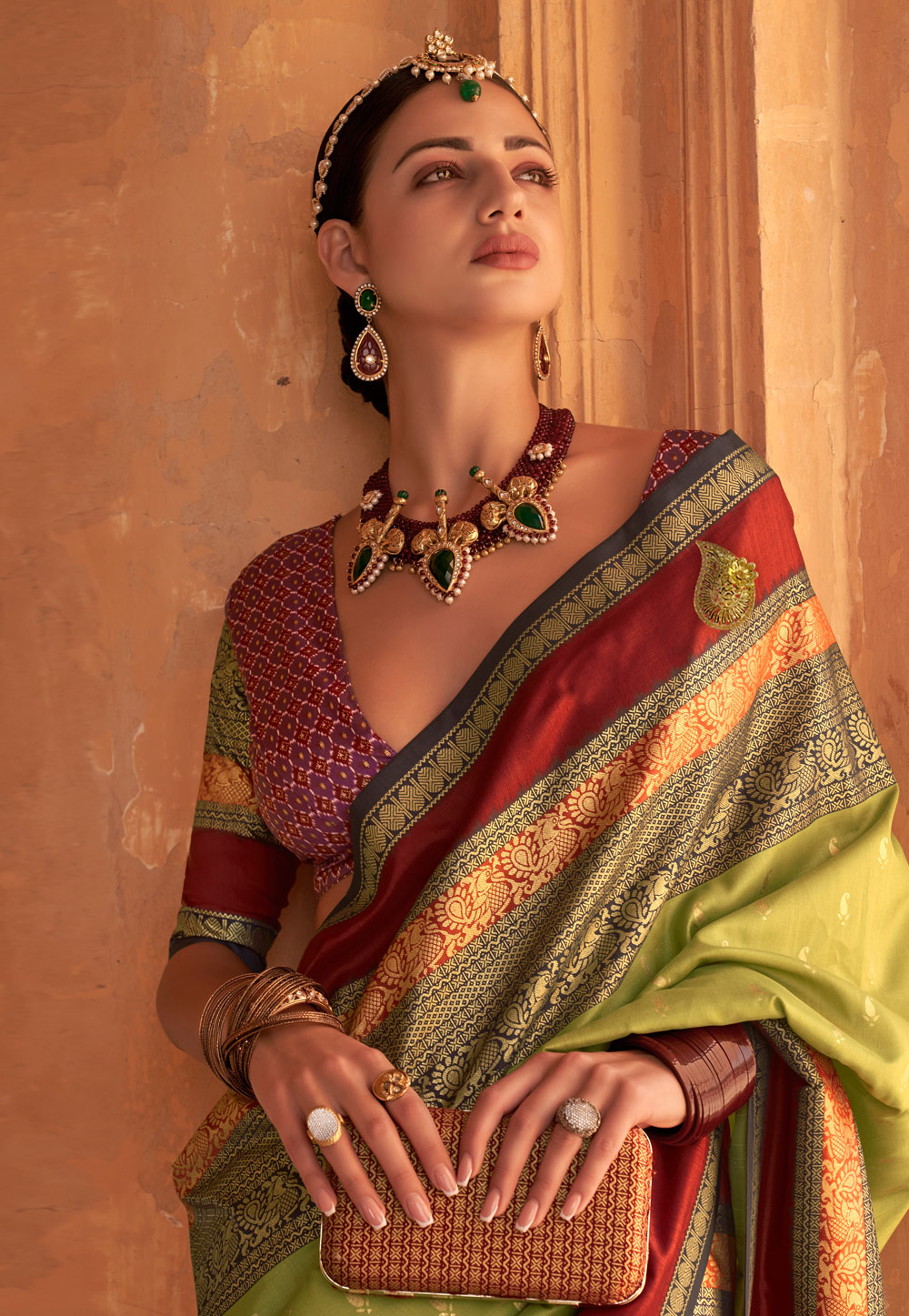 20 Beautiful Work Blouse Designs For Silk Sarees! – South India Fashion