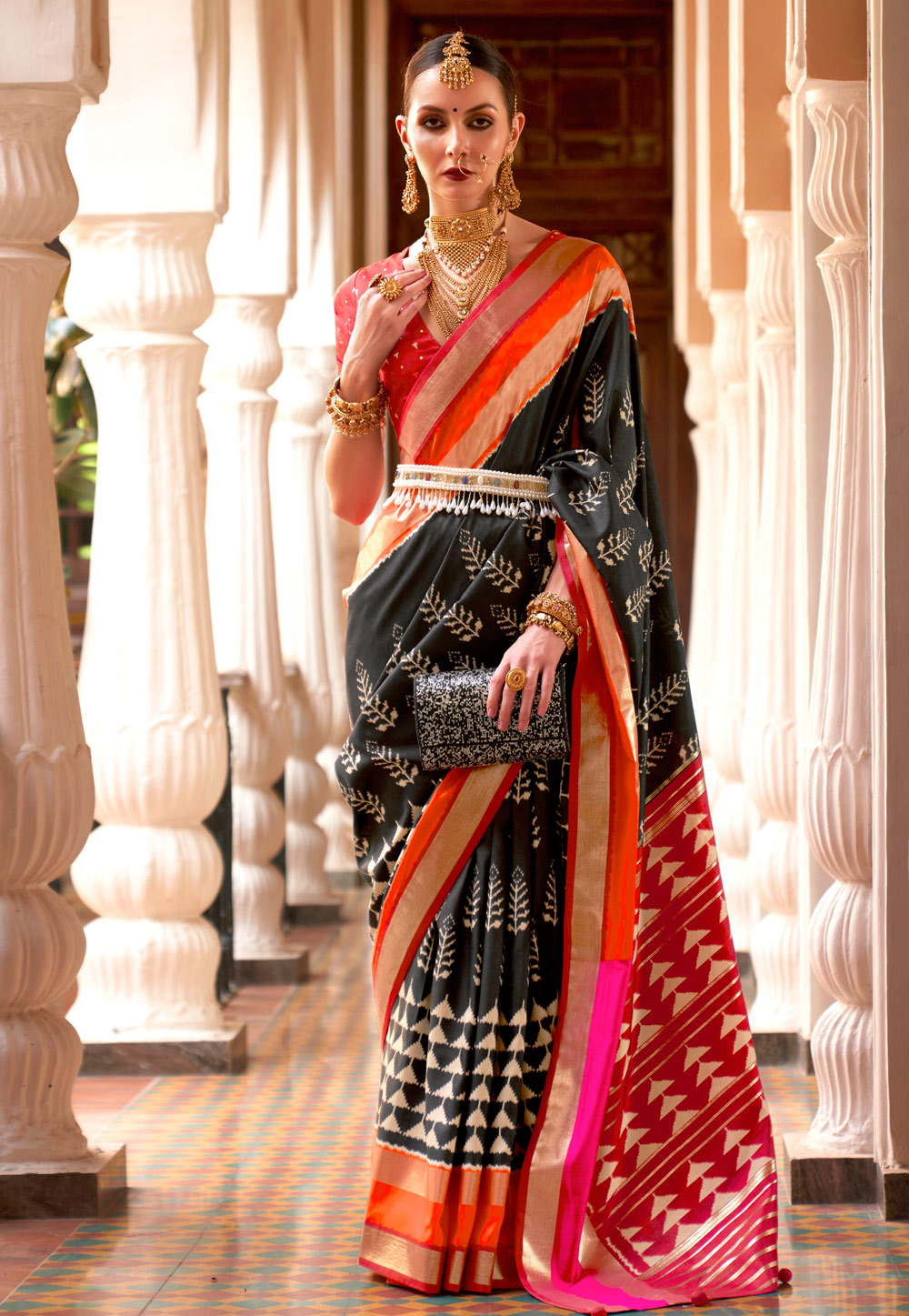 Grey Silk Saree With Blouse 269818