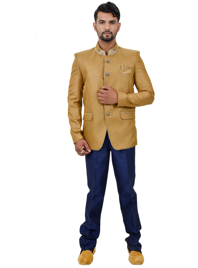 Beige Italian Jodhpuri Suit 113999