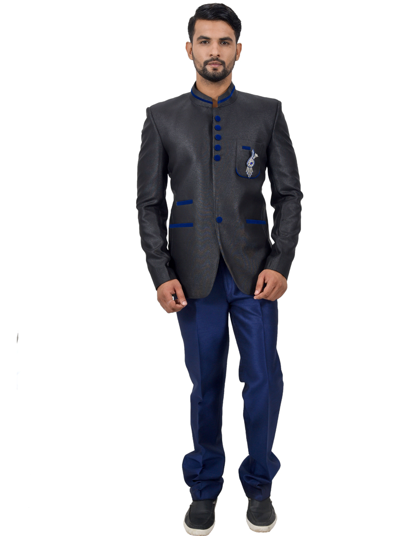 Grey Italian Tuxedos Suit 114005