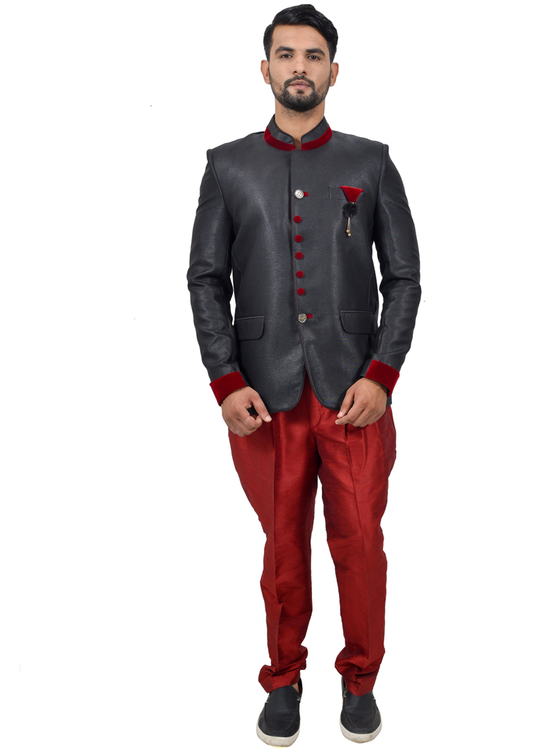 Black Italian Tuxedos Suit 114007