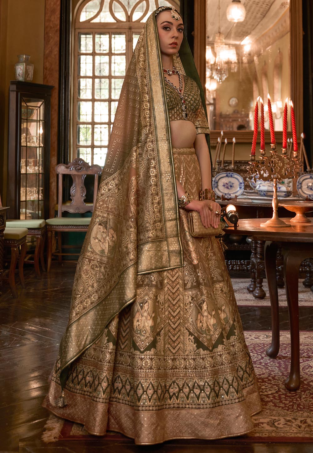 Designer Banarasi SIlk Fabric Lehenga Choli With Weaving Banarasi SIlk  Dupatta