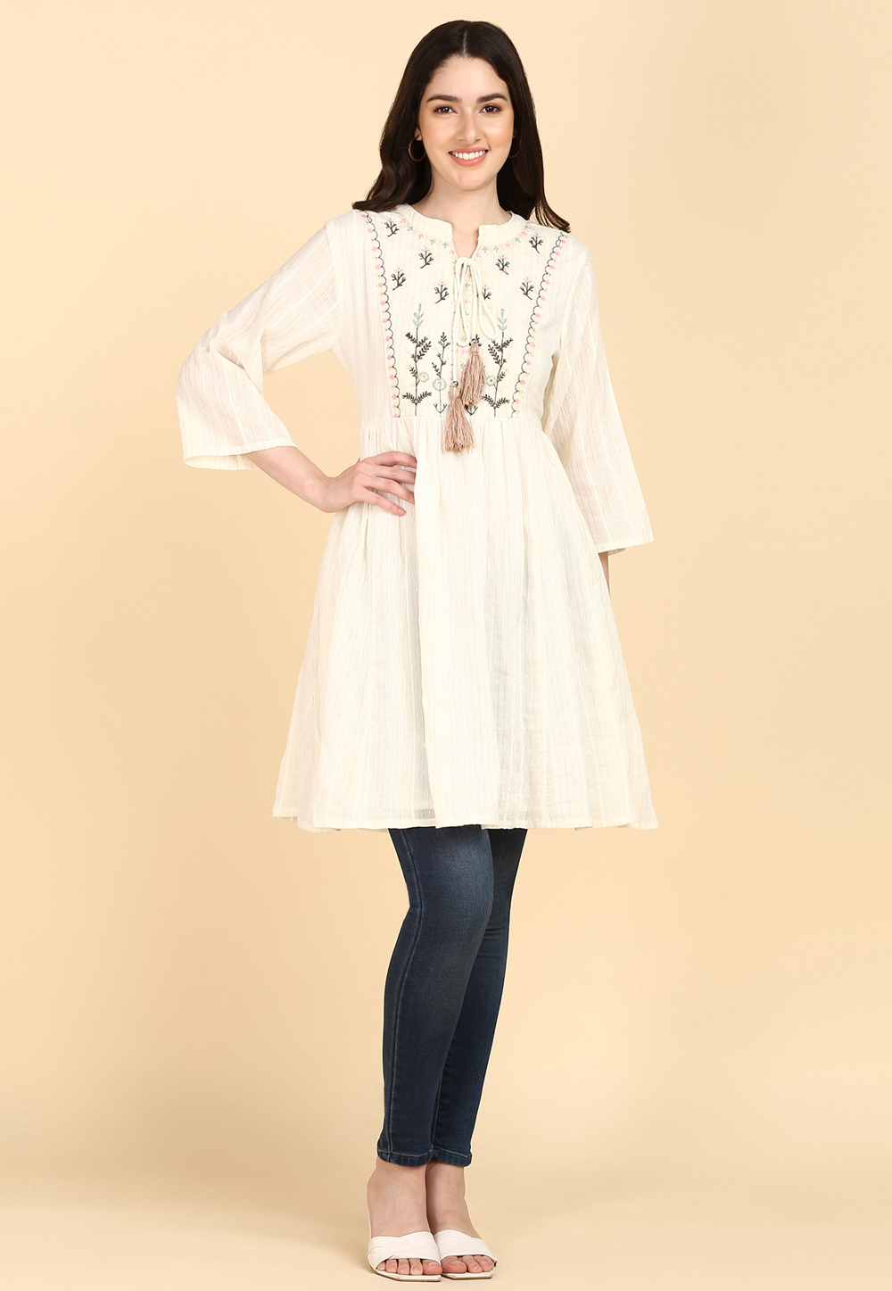 White kurtis that are perfect for Independence Day celebration | - Times of  India