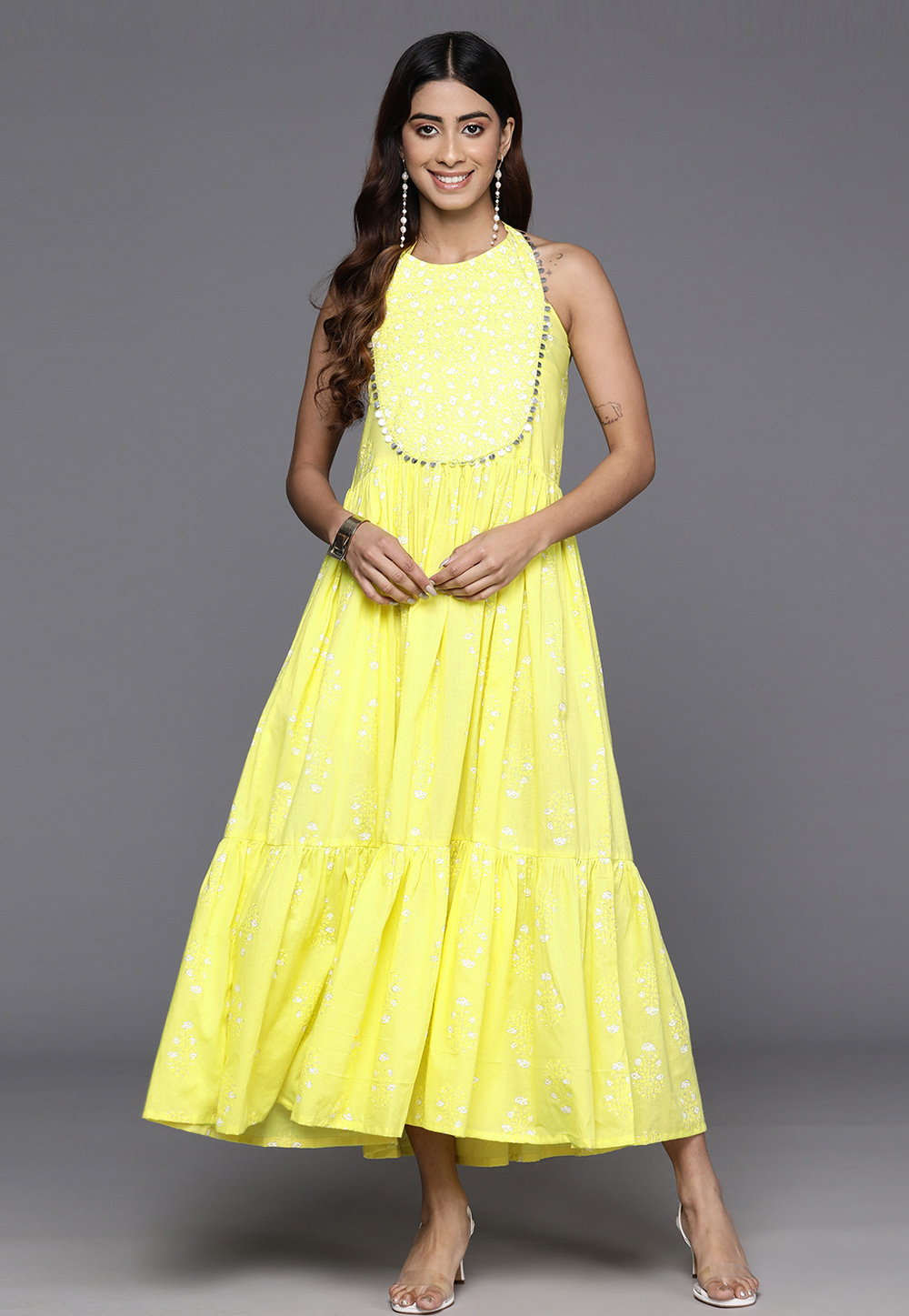 Yellow Cotton Gown 282023