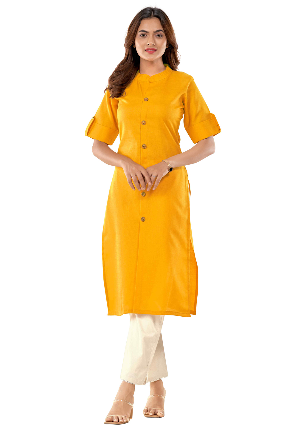 Yellow Cotton Tunic 286903