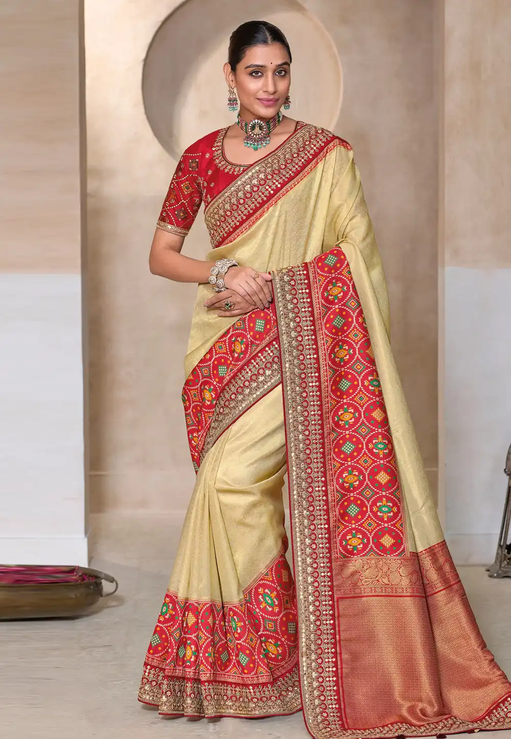 Yellow Kanjivaram Silk Saree 295049