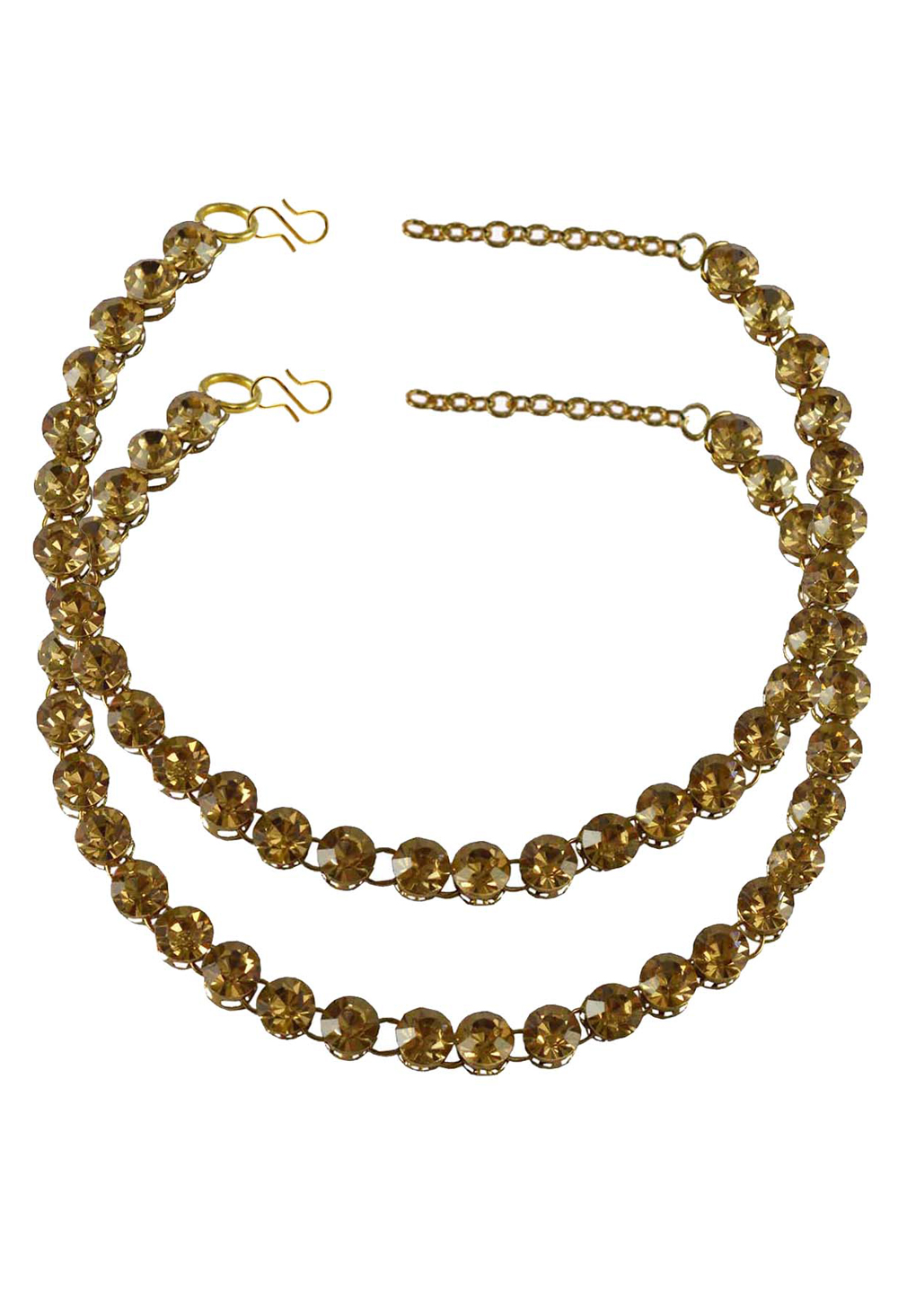Golden Brass Gold Plated Anklets 171266