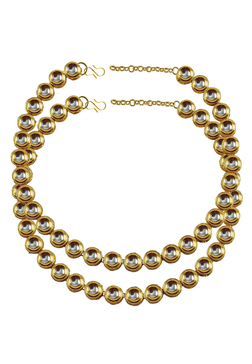 White Brass Gold Plated Anklets 171375