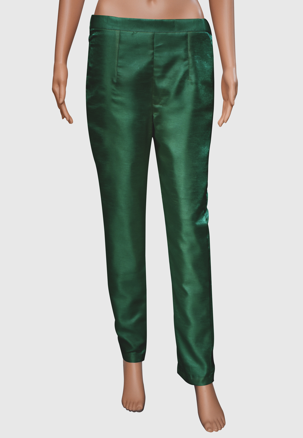 Green Silk Readymade Pant 201914