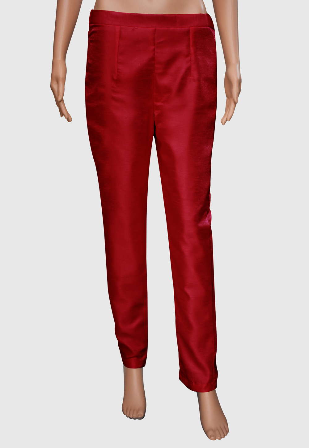Red Silk Readymade Pant 201920