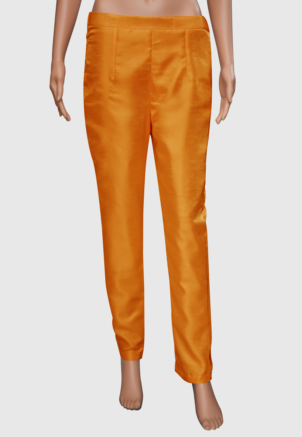 Orange Silk Readymade Pant 201921