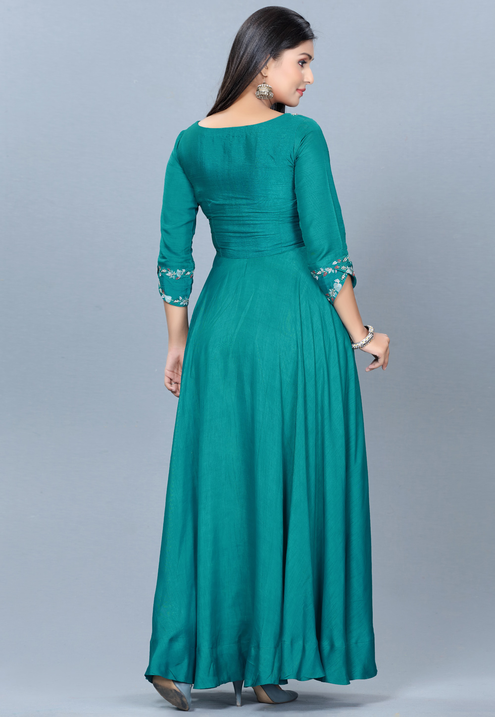 Stitched Embroidered Ladies Party Wear Net Gowns at Rs 4000 in New Delhi-hkpdtq2012.edu.vn