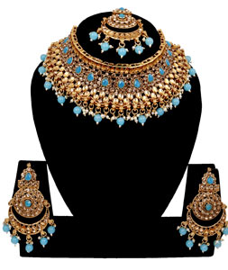 Sky blue hot sale colour jewellery