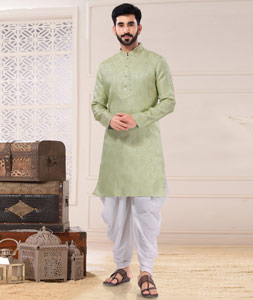 Kurta pajama green online colour