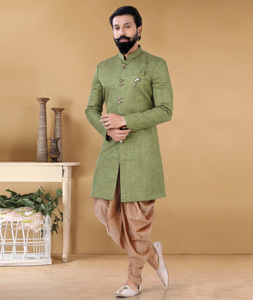 Linen Sherwanis Online: Buy Linen Sherwanis at Indian Cloth Store