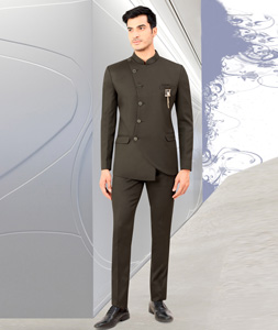 Jacquard Jodhpuri Suit in Black buy online - Jodhpuri Suit-gemektower.com.vn
