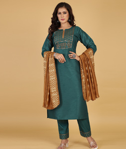 Silk cotton salwar sale kameez online