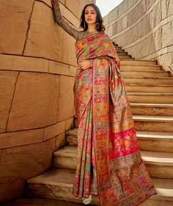 Sarees with Full Sleeve Blouse Online at