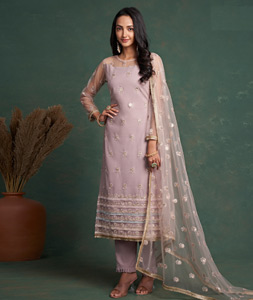 Buy Light Pink Pant Suit Online In India -  India