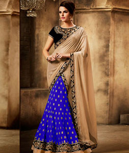 Traditional Half Saree /Lehenga Unstitched Material, Women's Fashion,  Dresses & Sets, Traditional & Ethnic wear on Carousell