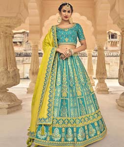 Ganesh Charturthi Lehenga Choli: Buy Lehenga Choli for Ganesh Charturthi  Online at IndianClothStore.com