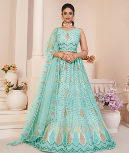 RI Ritu Kumar Lehenga Choli : Buy RI.Ritu Kumar Square Neck Sleeveless  Blouse With Lehenga And Dupatta (Set of 3) Online | Nykaa Fashion
