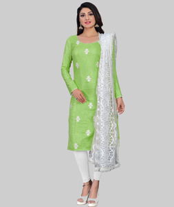 Buy Light Green Churidar Suits Online at Best Price on Indian