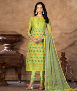 Ladies Fancy Cotton Churidar Suit at Rs.500/Piece in erode offer by shadhna  textiles