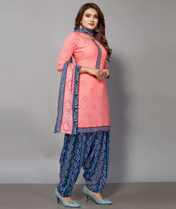 Buy Pastel Pink Silk Indian Patiala Salwar Kameez With Mirror Work Online -  LSTV04947 | Andaaz Fashion