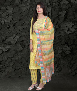 Buy Chanderi Silk Pant Style Suits Online at Indian Cloth Store