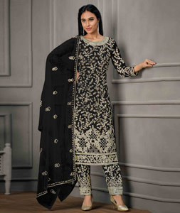 Buy Womens Black Three Piece Suit Online In India -  India