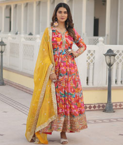 Buy Pink Anarkali Suits Online at Best Price on Indian Cloth Store.