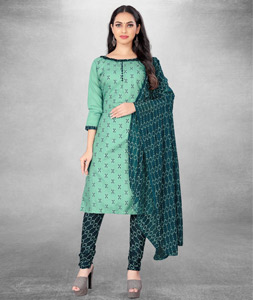 Buy Cotton Churidar Suits Online at Indian Cloth Store