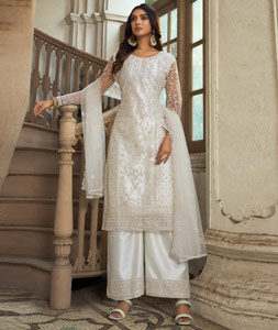 Indian Wedding Modern Designer Celebrity Style Pant Suit Silk Salwar Kameez  Dres