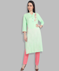 Discover more than 80 light green kurti matching leggings latest  thtantai2