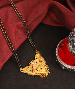 Golden Alloy Mangalsutra 227452