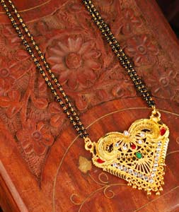 Golden Alloy Mangalsutra 227454